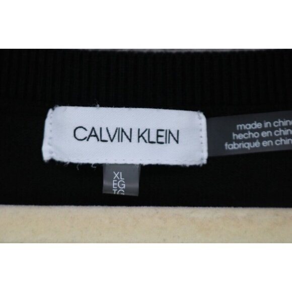 Calvin Klein Black Long Sleeve Sweater-Size XL-Studded - Picture 6 of 10